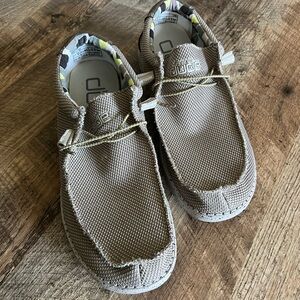 Hey Dude Wally Sox Camel Shoes